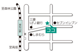 東松山駅東口校地図